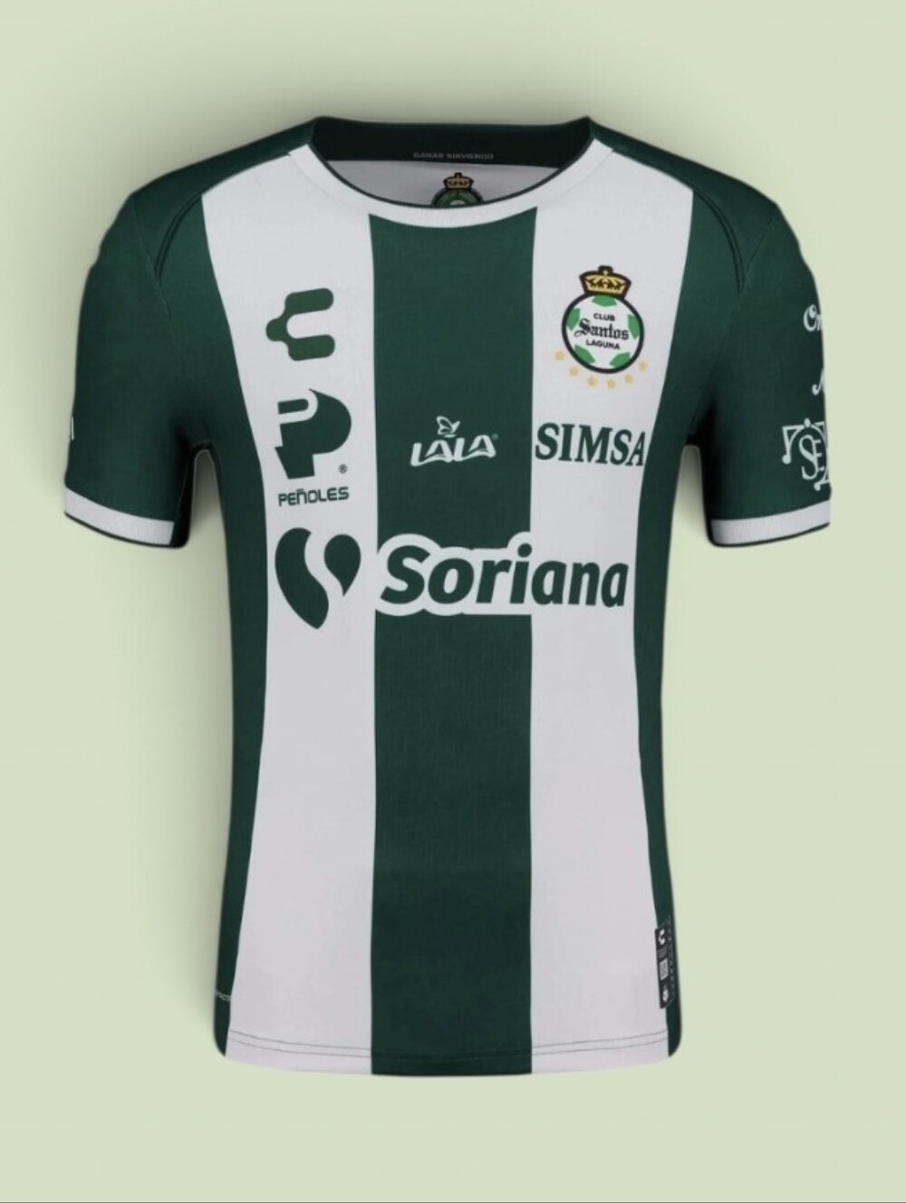 #1811 Men's  Home Jersey - Green & White